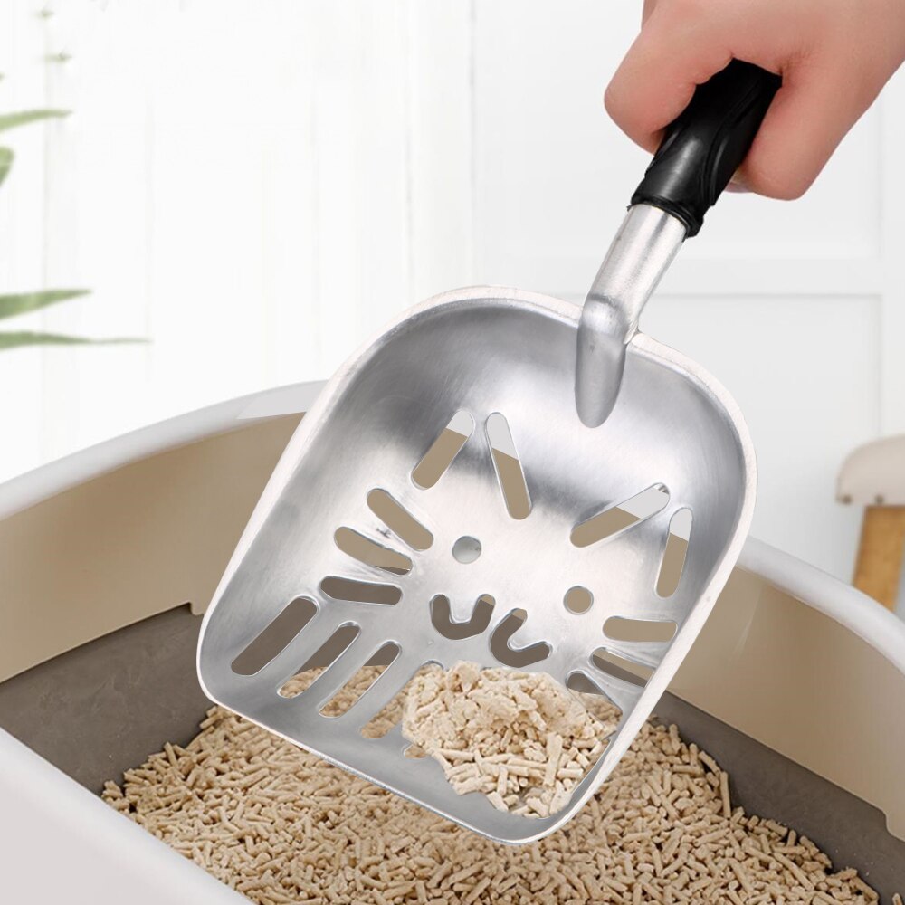 Pet Cleanning Tool For Dog Cat Clean Feces Tools Cat Sand Cleaning Cat Litter Shovel Metal Scoop Supplies for Cats