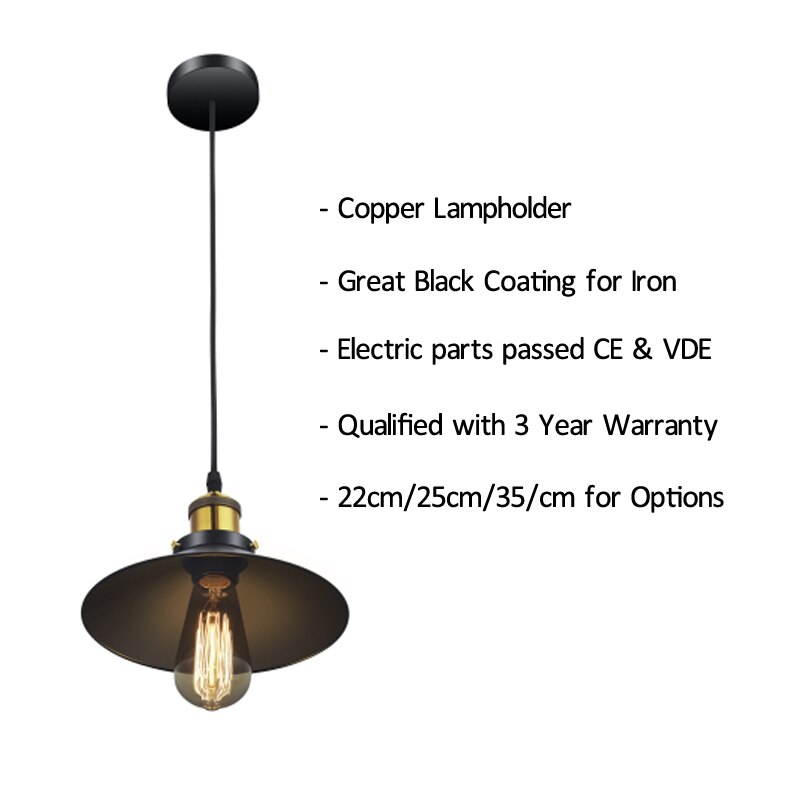 Modern LED Pendant Lamp Black Metal Vintage Lights Luminaria Living Bedroom Hanglamp Russia Dining Bedroom Pendant Lights Lustre