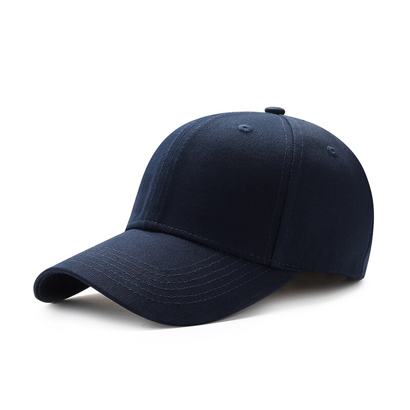 2021New Mode Mannen Vrouwen Vlakte Gebogen Zonneklep Baseball Cap Hoed Effen Kleur Mode Verstelbare Caps