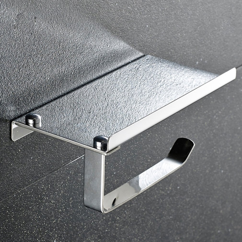 Opknoping Papier Rolhouder Keuken Handdoek Kast Deur Rack Duurzaam Roestvrij Staal Badkamer Toiletrolhouder