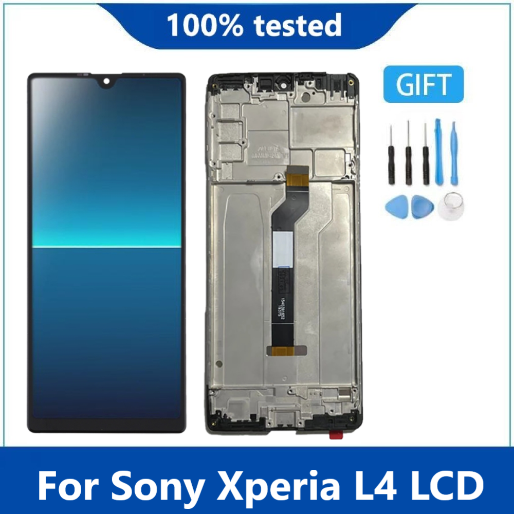 6.2 &quot;Scherm Origineel Voor Sony Xperia L4 Lcd-scherm Met Touch Screen Digitizer Voor Sony L4 XQ-AD52 XQ-AD51 Lcd met Frame