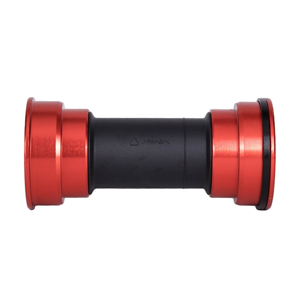 BB92 BB90 BB86 Bicycle Bottom Bracket MTB Road Mountain Bike Press Fit Bottom Brackets For Shimano 24mm Crankset chainset: BB92 Red
