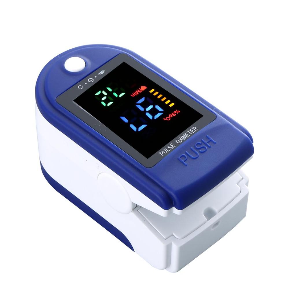 Digital Blood Oxygen Saturation Monitor Tool OLED Finger Pulse Oxygen Heart Rate Meter Portable Finger Clip Pulse Oximeter