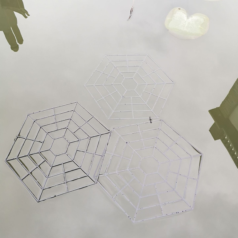 20pcs Floating Pond Protectors Plastic Net Fish Guard Grid Cover for Birds Pests BJStore