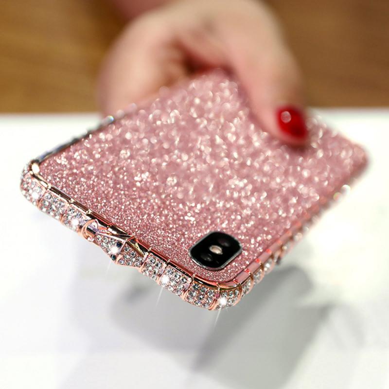 Diamond Rhinestone Shell Glitter Phone Case For iPhone 11/11 Pro/11 Pro Max Case Anti-dust Shockproof чехол на айфон: For iphone 11 / Rose gold