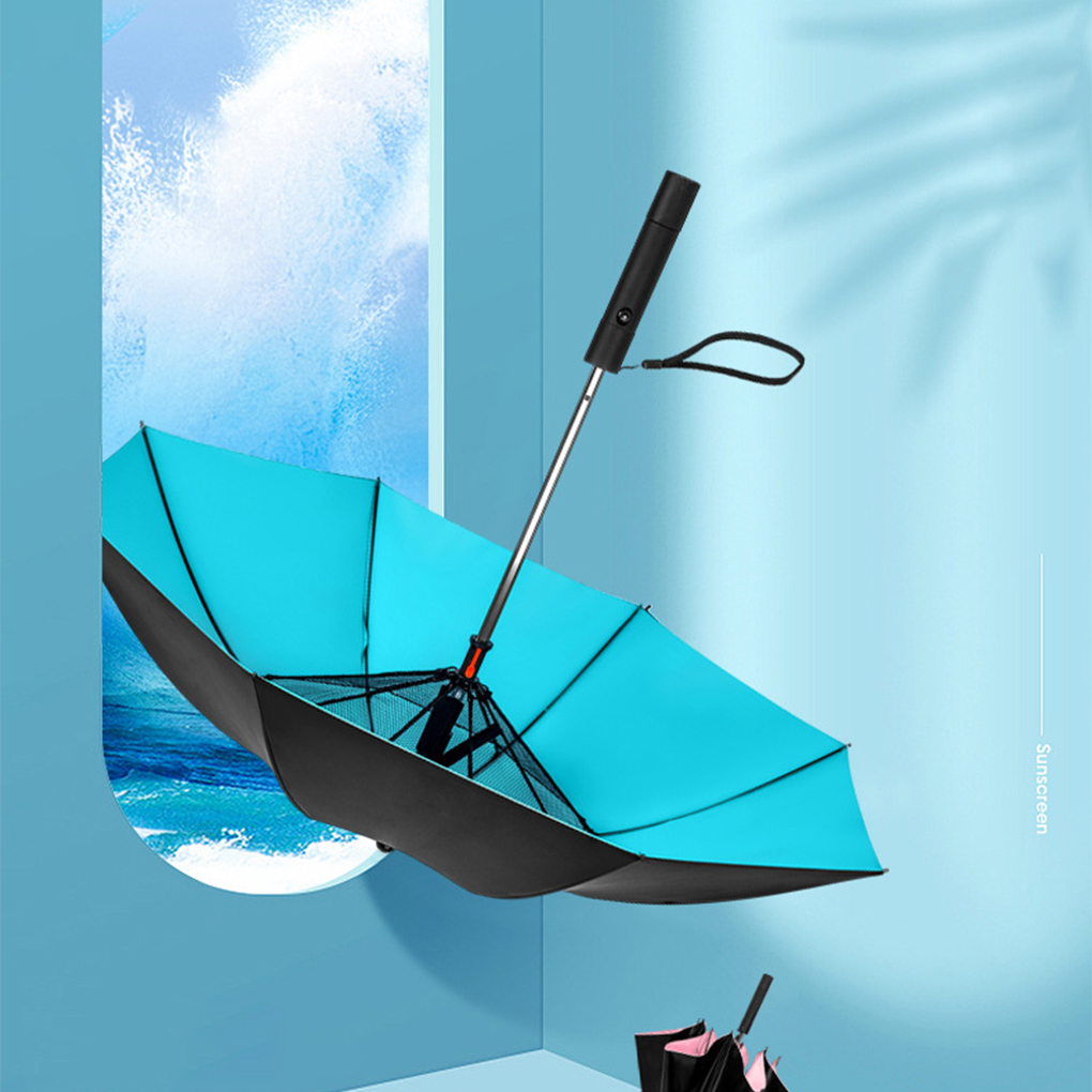 Draagbare USB Oplaadbare Paraplu Met Ventilator En Mist Spray 3 in 1 Koeling Zomer Zonnescherm Fan Bumbershoot Uv Blokkerende Paraplu
