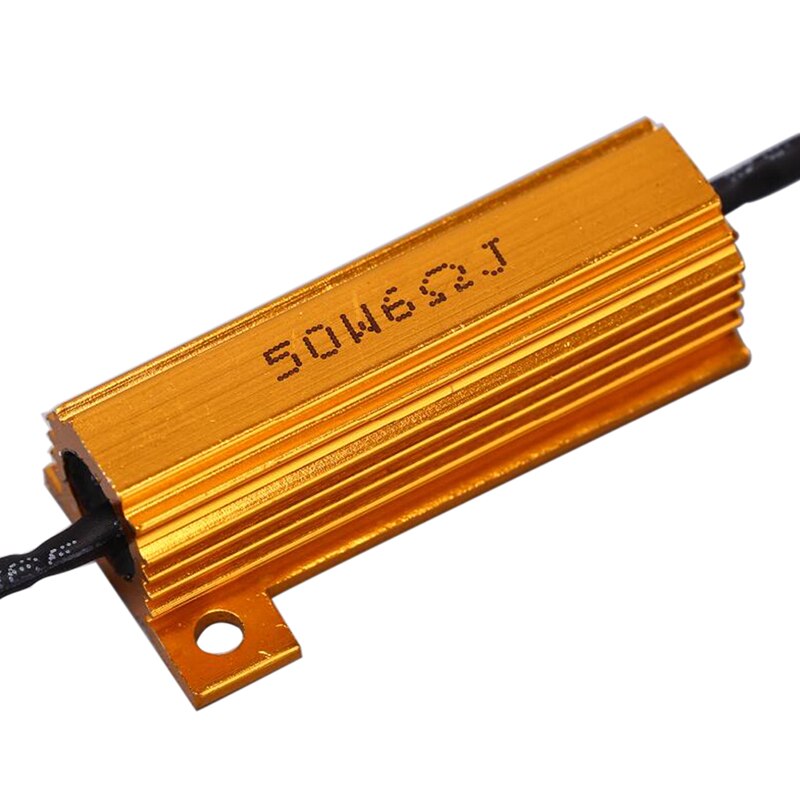 4x 50W 6 Ohm Load Resistor For Fix LED Bulb Fast Hyper Flash Turn Signal Blinker