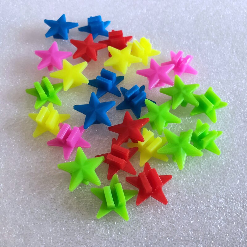 Cuentas de plástico para rueda de bicicleta niños, abalorios de plástico para rueda de bicicleta
