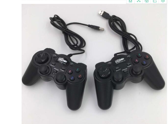 1 Pc Wired Usb Game Controller Voor Pc Computer Laptop Joystick Gamepad Met Trillingen Voor Winxp/Win7 8 10 gamepads