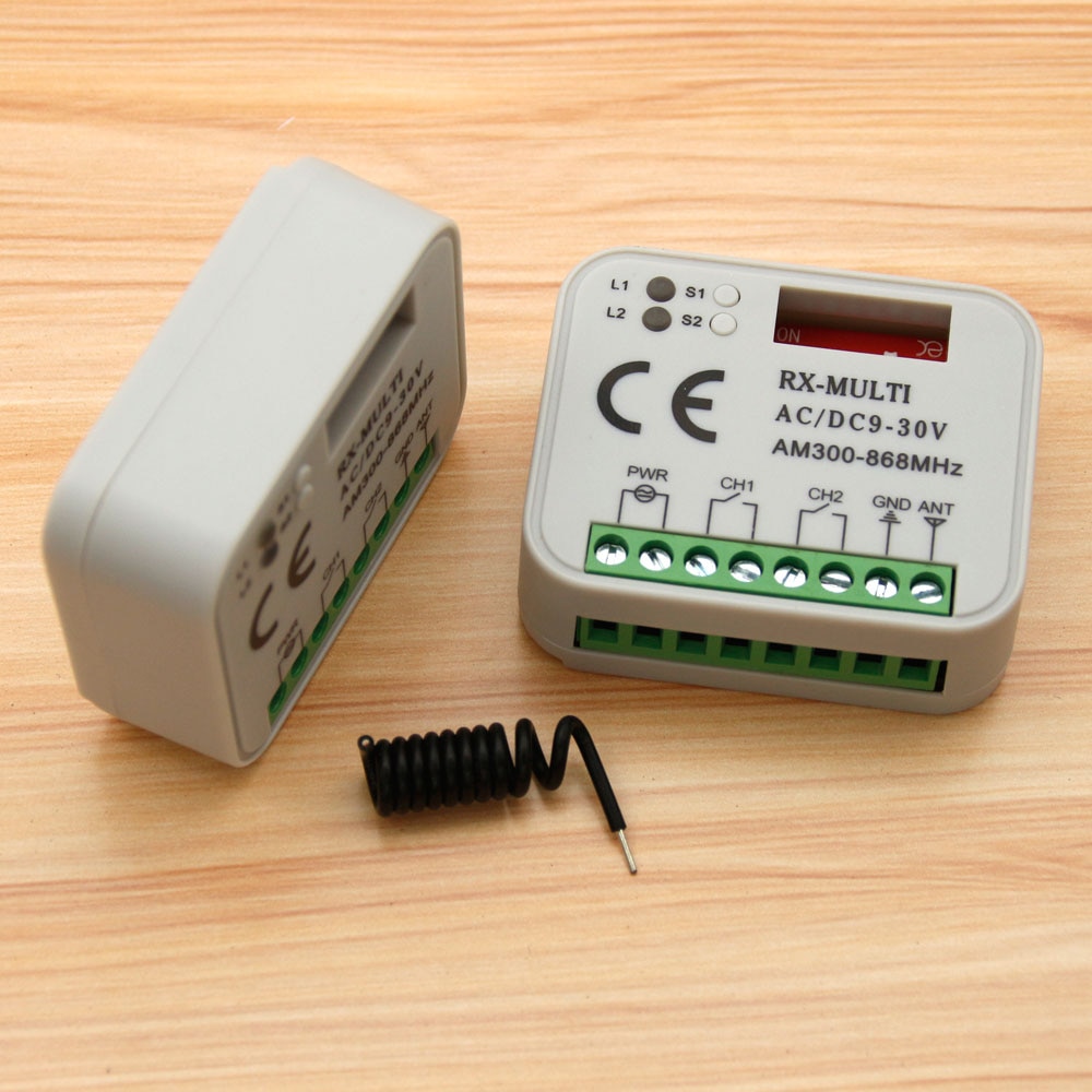 RX MULTI 300-900MHZ Beninca DITEC Hormann MARANTEC Liftmaster 433.92MHZ fixed multi code Remote control receiver swtich