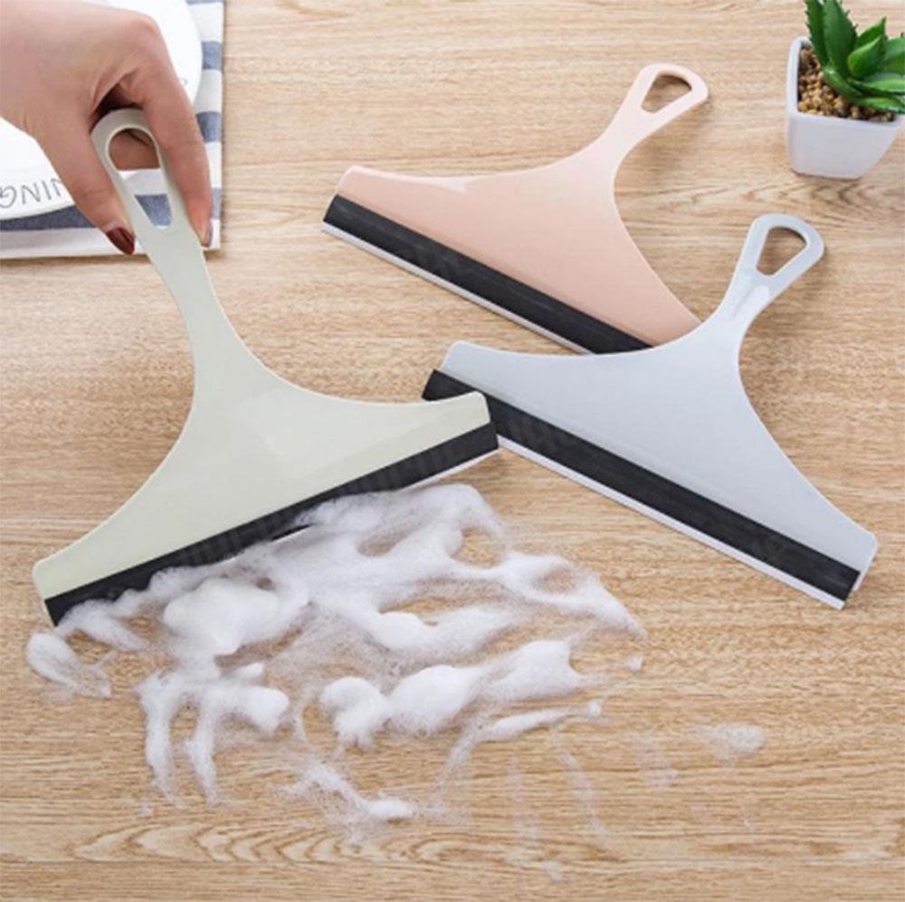 Cepillo de limpieza de carrocería de coche, limpiador de vidrio de pegamento suave, herramientas de limpiaparabrisas de suelo de baño, raspador de ventana, protección del medio ambiente