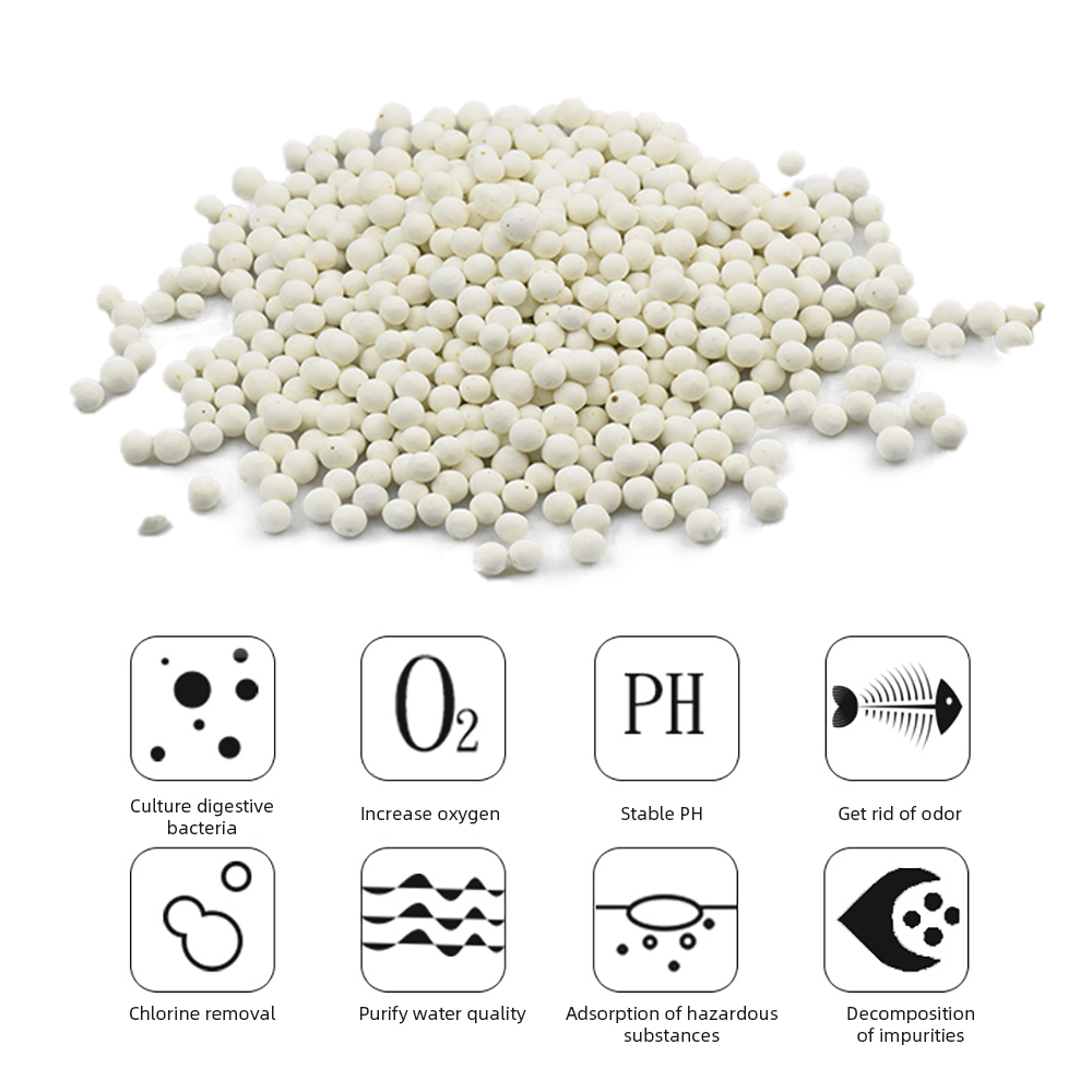 100/250/500G Aquarium Fish Tank Filter Media Activated Carbon Ceramic Ring Biological Ball Activated Carbon With Free Filter Bag: H27836 / 100g