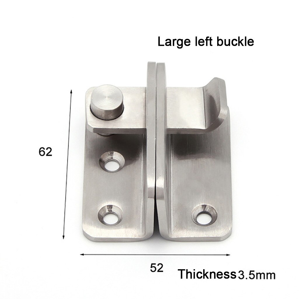 Household Door Security Lock Anti-Theft Thickened Stainless Steel Door Lock: C