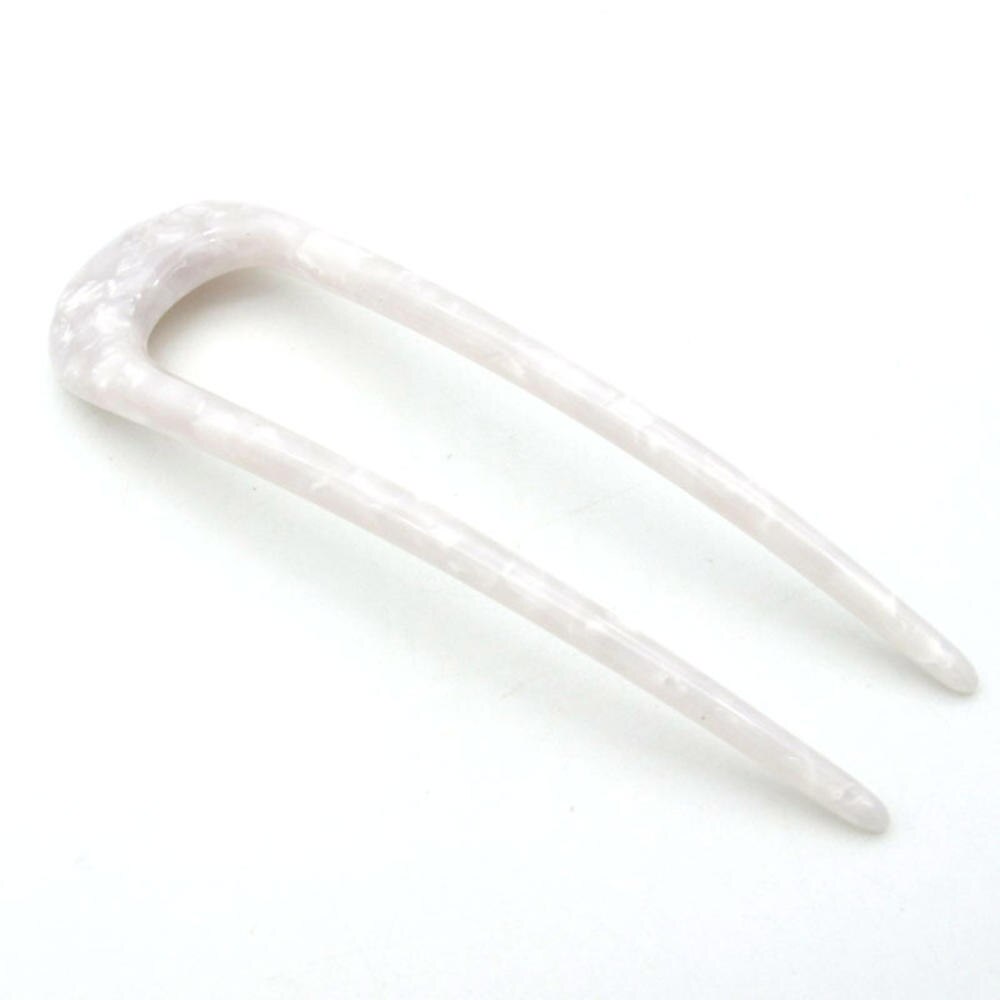 Horquilla de pelo en forma de U para mujer y niña, estilo francés, pinzas para el pelo con forma de U, concha de tortuga, pasadores con palos en U, accesorios para el peinado: 1