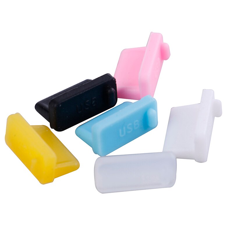 10Pcs Universele Usb Silicone Anti Dust Plug RJ45 Interface Stofdicht Poort Cover Stopper Voor Laptop Pc