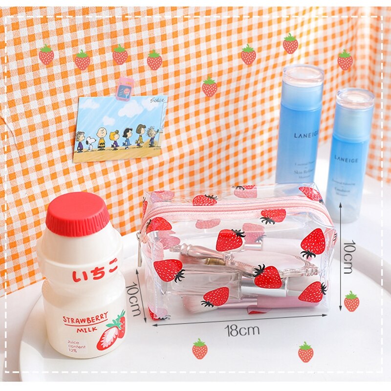 Transparent Big Pencil Case PVC School Supplies Pencil Bag Stationery School Back To School Pencil Box