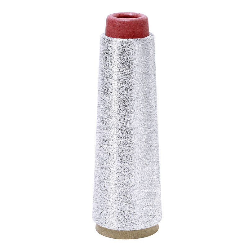 Color Flash Bright Silk Gold And Silver Thread Computer Embroidery Manual Cross Stitch Metal Thread DIY Braided Thread: silver