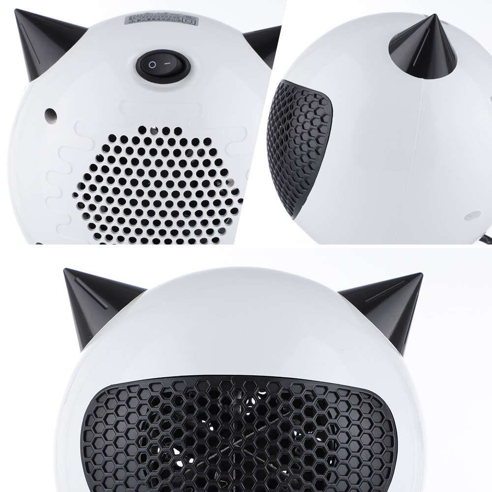 Electric Heater Desktop Heater Little Devil Mini Small Heater Vertical Mute Heater Keep Warm Household Quick Heat Winter