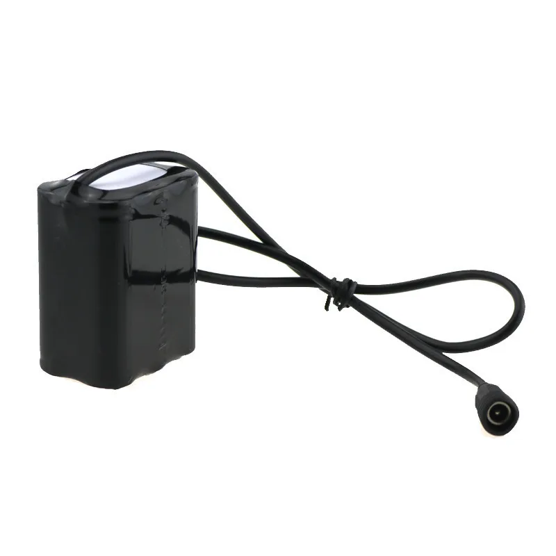 12000mAh 8.4V 18650 Battery Pack Bike Light Battery 6*18650 Lithium Ion For Bike Bicycle Flashlight Headlamp Accessories
