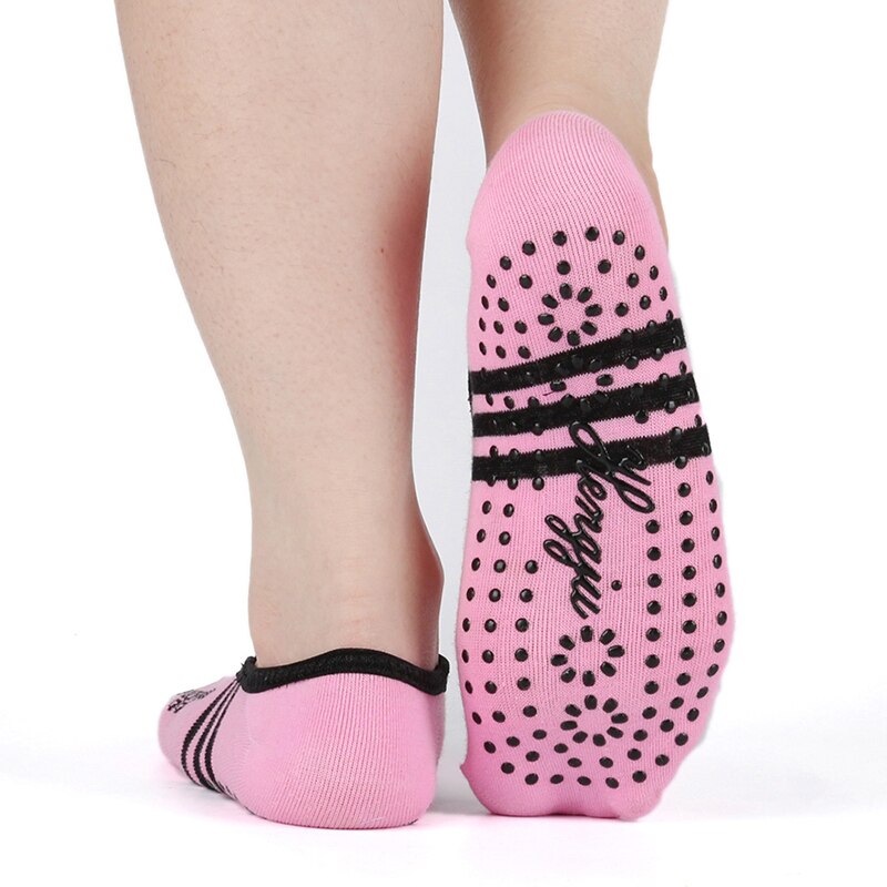 Vrouwen katoenen antislip yogasokken voor dames, ademende sokken voor dames, pilates, ballet, dans, verband, gym, voetverzorging