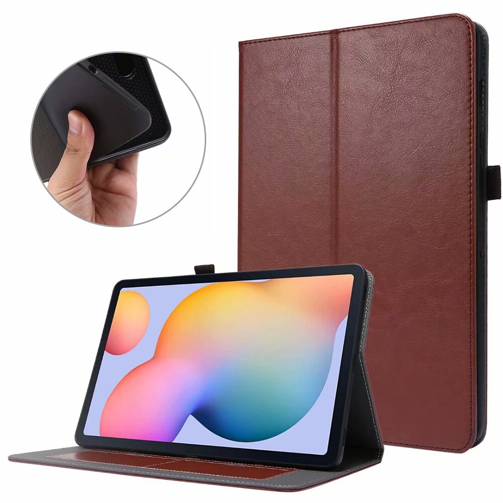 For Huawei MatePad 10.4 " BAH3-W09/L09/00 Case PU Flip Stand Cover for Huawei Honor MatePad Pad V6 10.4 KRJ-W09/AN00 Tablet: Brown / For Honor V6 10.4