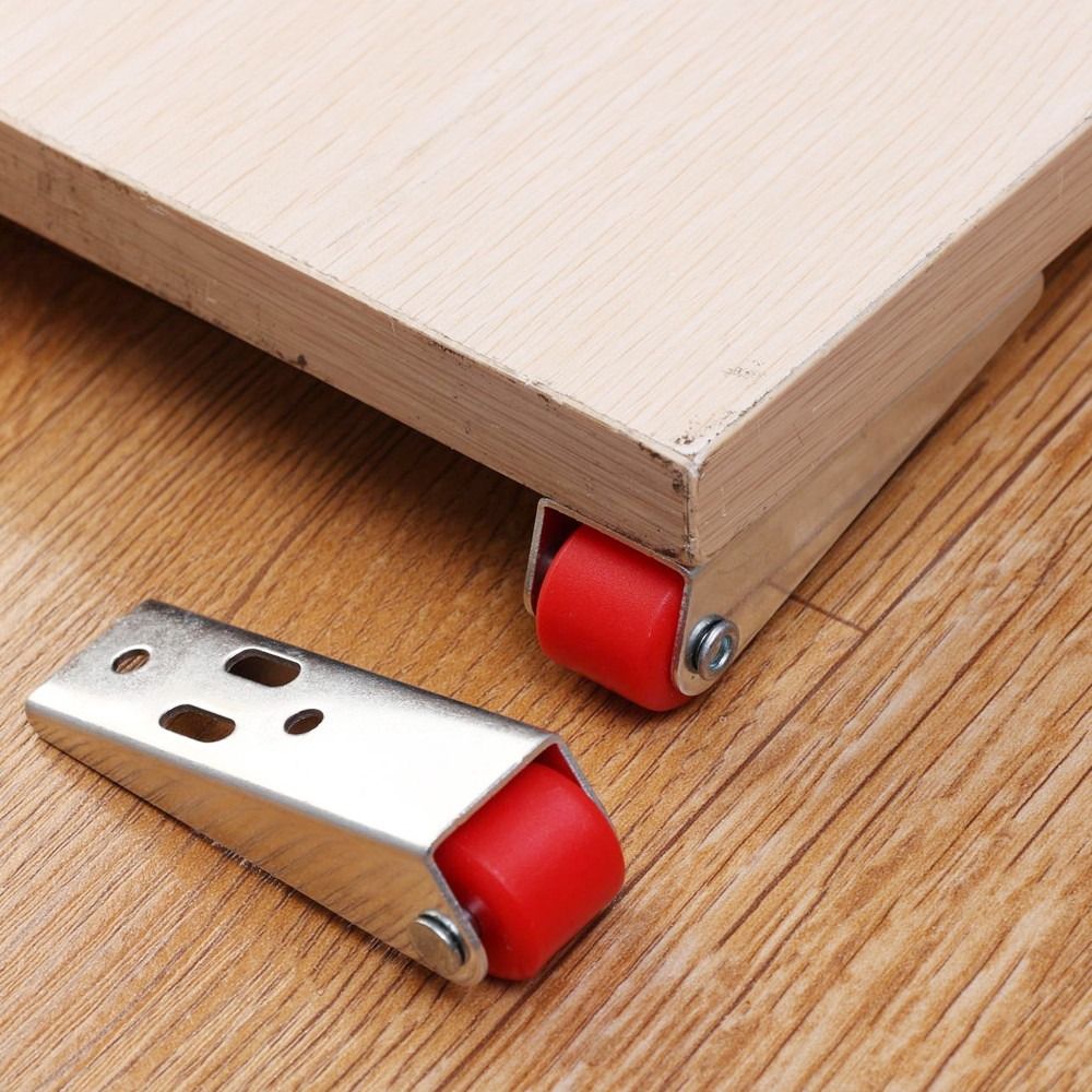 Roulette de Meuble Silays euse, Support de Porte Mobile à Montage Latéral, Roue Mobile, Outil de Déplacement Domestique, pour 1/2 Pièces