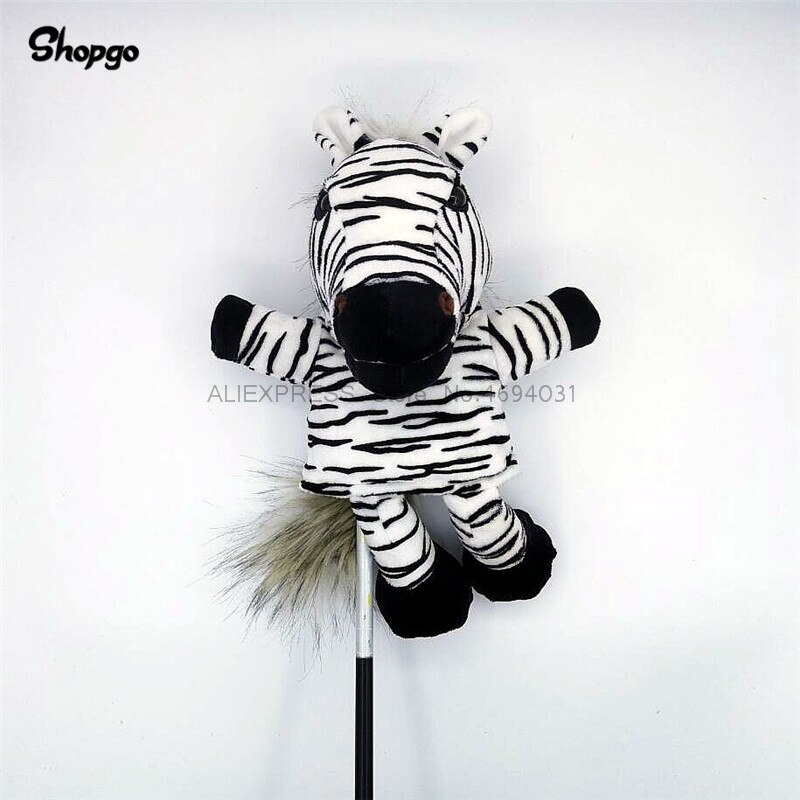 Nowe zwierzęta golf farwater Las pokrowiec na główkę odporny na kurz Klub Headcover akcesoria robić golfa maskotka nowość śliczny prezent: zebra