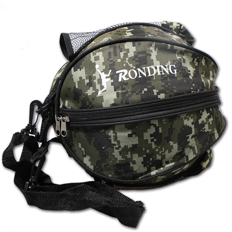 Utendørs sport skulder fotball ball poser treningsutstyr lagring mesh side toveis åpenn ball bag volleyball basketball