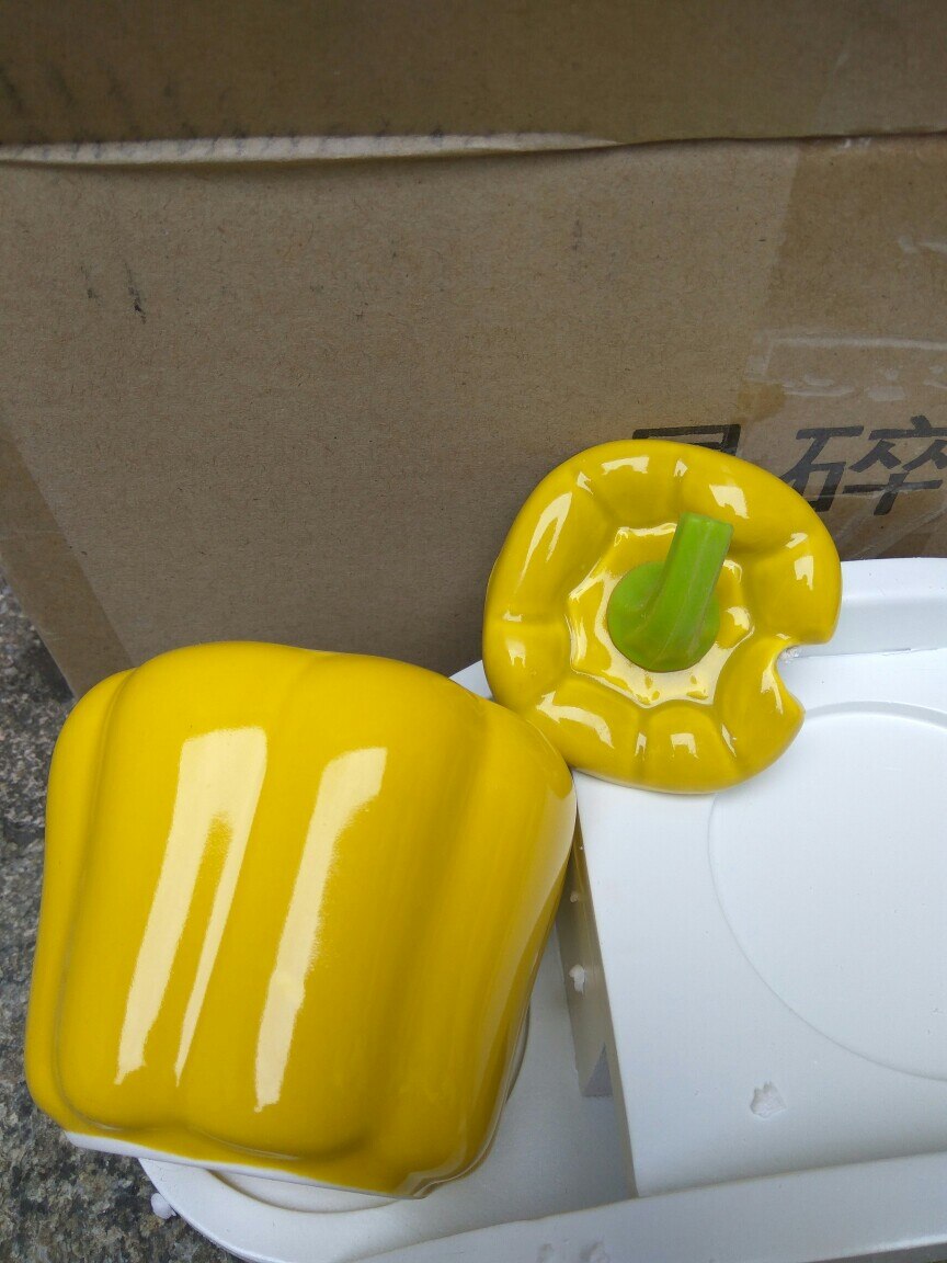 Kitchenware Pumpkin Chilli Ceramic Condiment Cans Set Salt Condiment Bottles mason glass jars and lids sugar jar