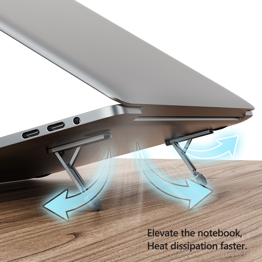 Portable Laptop Stand Support Base Notebook Stand for 11.6-17 inch Laptop Stand Foldable Invisible Notebook Bracket