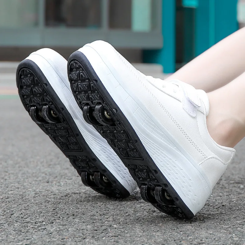 Vierwielige scooterschoenen Rolschaatsen voor kinderen en tieners Volwassen Universele ondersteuning Rolschoenen Sport Entertainment