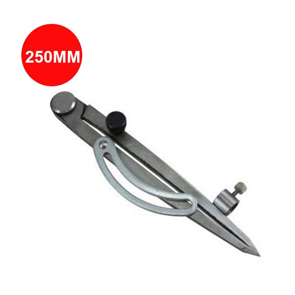 125mm-300mm de aço asa divisor lápis marcação compasso-círculo criador ajustável escriber artesão arquiteto estudante carpinteiro: 250mm