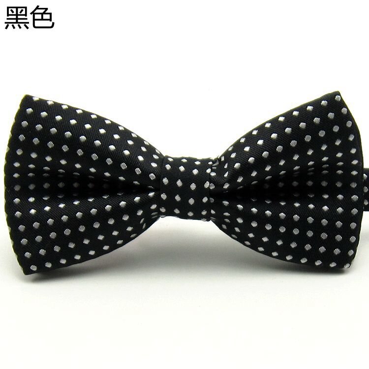 Children Formal Polyester Jacquard Bow Tie Kids Classic Dot Bowties Colorful Butterfly Wedding Party Bowtie Tuxedo Ties: 3