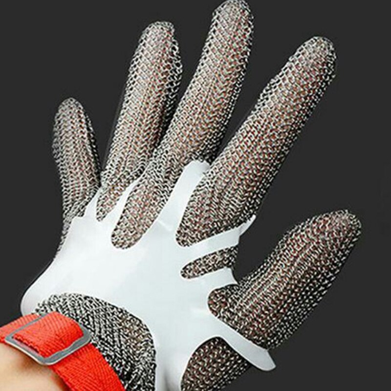 Stainless Steel Glove Cut Resistant Glove 304 Resistant Stainless Steel Wire Metal Mesh Kitchen Butcher Cut-Resistant