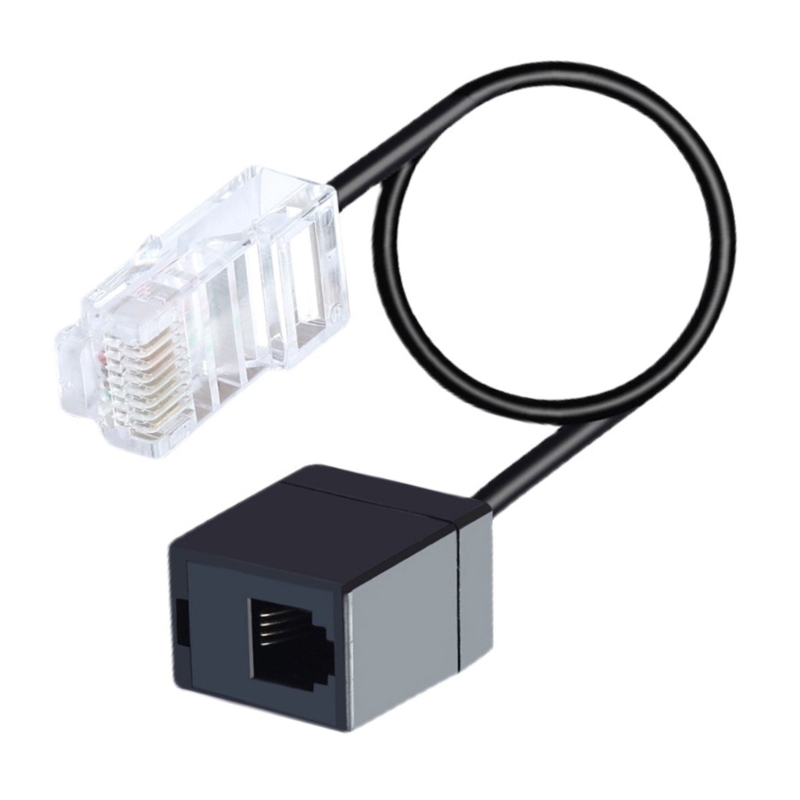 Cable adaptador teléfono Cable conector convertidor RJ45 a RJ11 para módem