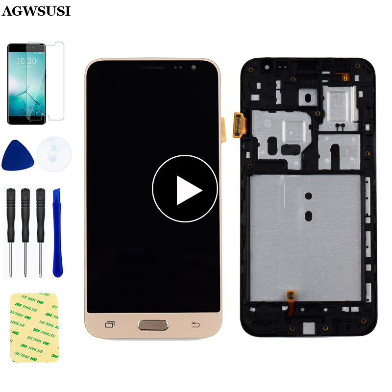 For Samsung Galaxy J3 LCD Display j320 J320F J320M J320A J320FN Panel J320H LCD Touch Screen Digitizer Assembly Frame