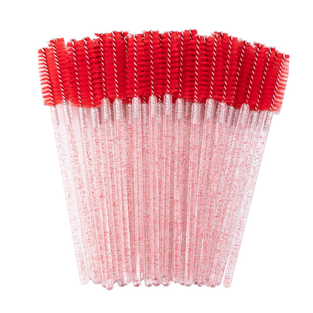 100 unids/pack nueva buena desechable pestañas maquillaje para pestañas cepillo Mini varitas de rímel de pincel para maquillaje herramienta de maquillaje