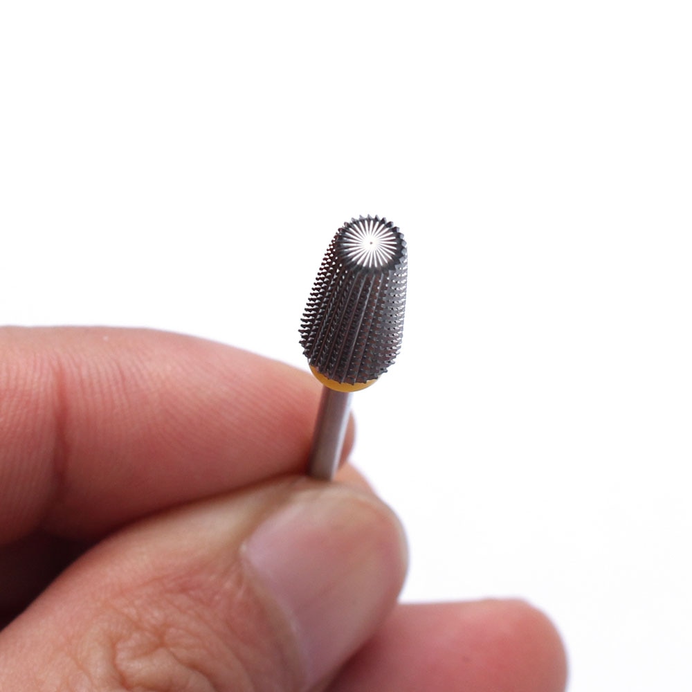 1PCS 5 in 1 Tapered Safety Carbide Nail Drill Bits With Cut Milling Cutter for Manicure Remove Gel Nails Salon Accessories