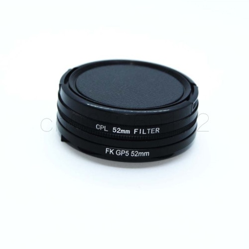 4 in 1 Go Pro Hero 5/6 52mm UV CPL Filter Adapter Ring Lens Beschermende Cap voor Gopro Hero 5 Hero 6 Actie Camera Accessoires