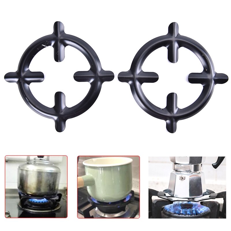 1 Pcs Iron Gas Stove Cooker Plate Coffee Moka Pot Stand Reducer Ring Holder Durable Coffee Maker Shelf