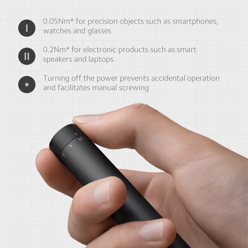 Xiaomi Mijia elektryczny zestaw precyzyjnych wkrętaków dwubiegowy za chwilę obrotowy precyzyjna kontrola DIY demontowalny zestaw śrubokrętów