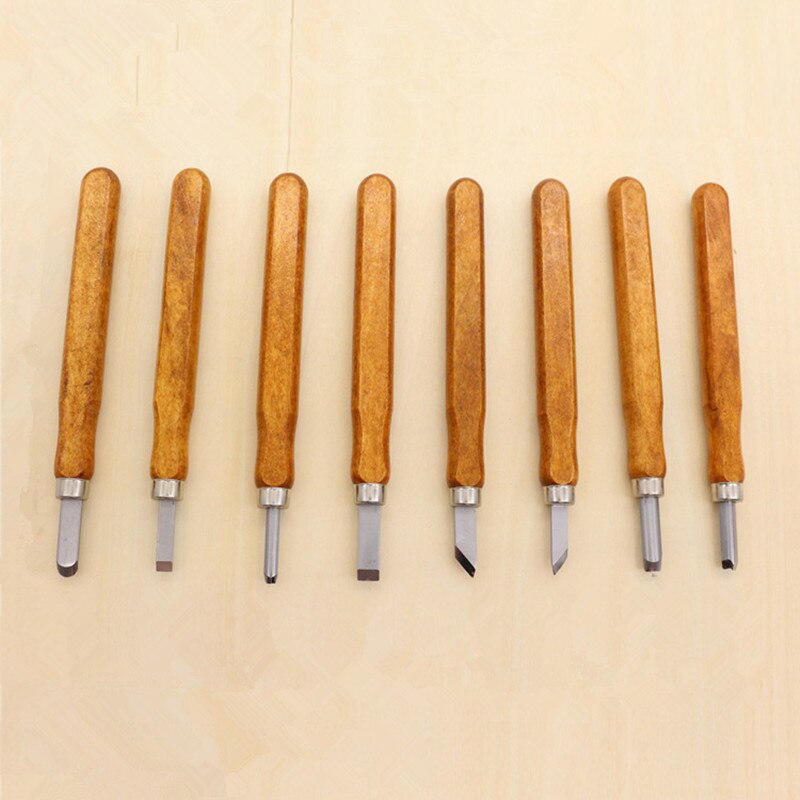 8 teile/satz Multifunktions Holz Carving Werkzeuge Holzschnitt Holz Messer Leder DIY Handwerk Kunst Hand Werkzeug Holzbearbeitung Keramik Keramik Werkzeuge