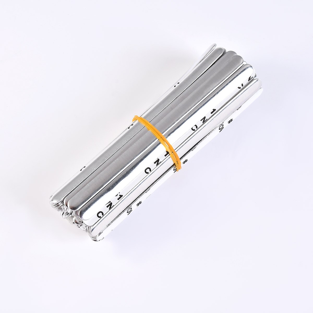 100 Stuks Elastische Neusbrug Clips Voor Maskers Diy Aluminium Verstelbare Masker Bands Voor Wegwerp Maskers