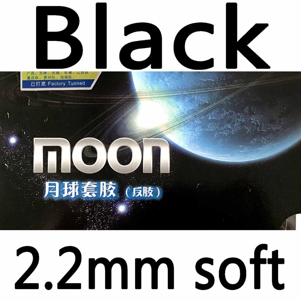 Galaxy Milky Way Yinhe Moon Factory Tuned Pips-en tenis de mesa PingPong goma con esponja: black soft