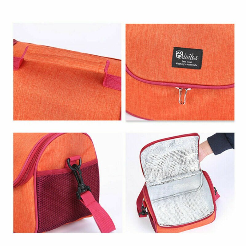 Lokale Voorraad ONS Lunch Tas Tote Koude Geïsoleerde Thermische Koeler Werk School Reizen Picknick
