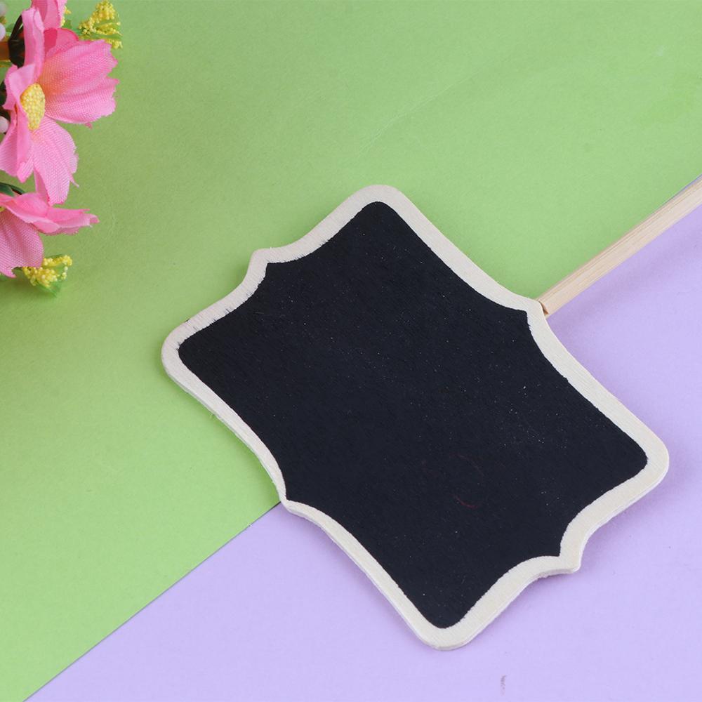1 PC Mini Wooden Blackboard Chalkboard Message Note Holder Wedding Party Decor