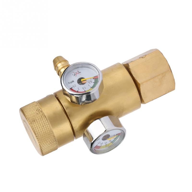 0.4-25MPa Mini Drukregelaar Zuurstof Gas Drukregelaar Air Flow Regulator Gauge Meter Druk Meetinstrumenten