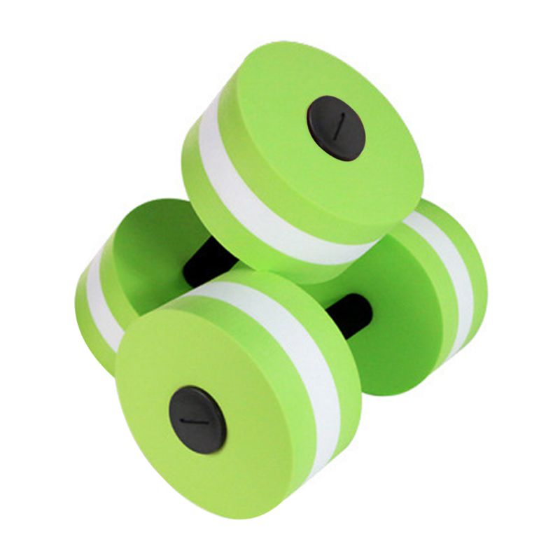 2 pièces EVA eau aquatique Fitness haltère piscine aérobic exercice entraînement moyen aquatique haltère Total Fitness entraînement: green