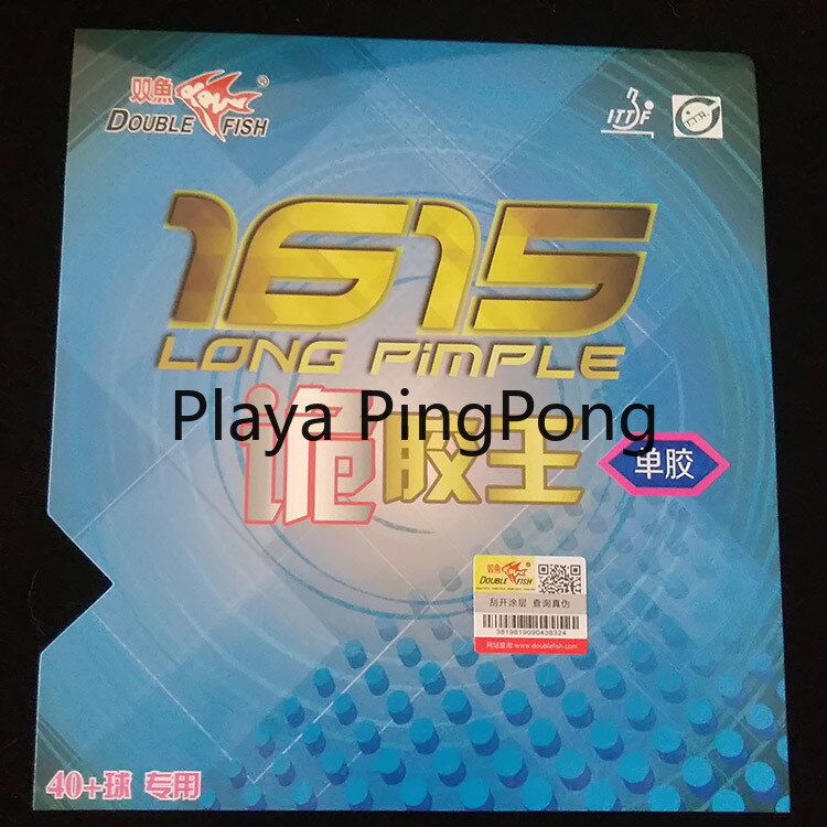 Original Double Fish 1615 MonsterTable Tennis Rubber Long Pimple Ping Pong Rubber Pips-Out Back Spin for 40+ Ball GYW1