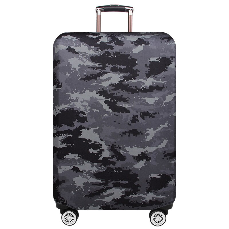 Camouflage Luggage Cover Suitable for 18-32 Inch Suitcase Protector Trolley Case Elastic Dust Cover Travel Accessorie: C / S